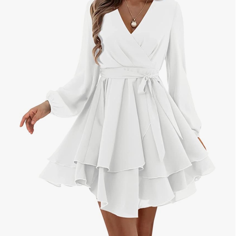 White dress bought from Amazon brand new